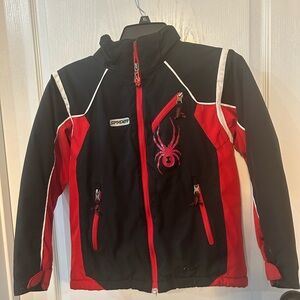 Spyder Kids' Black and Red Jacket